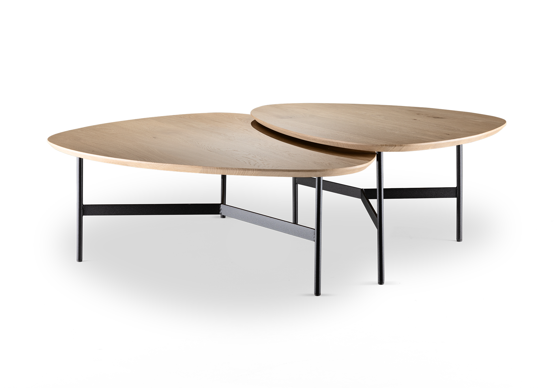 GUTS SALONTAFEL MASSIEFEIKEN VERJONGD VOORAANZICHT