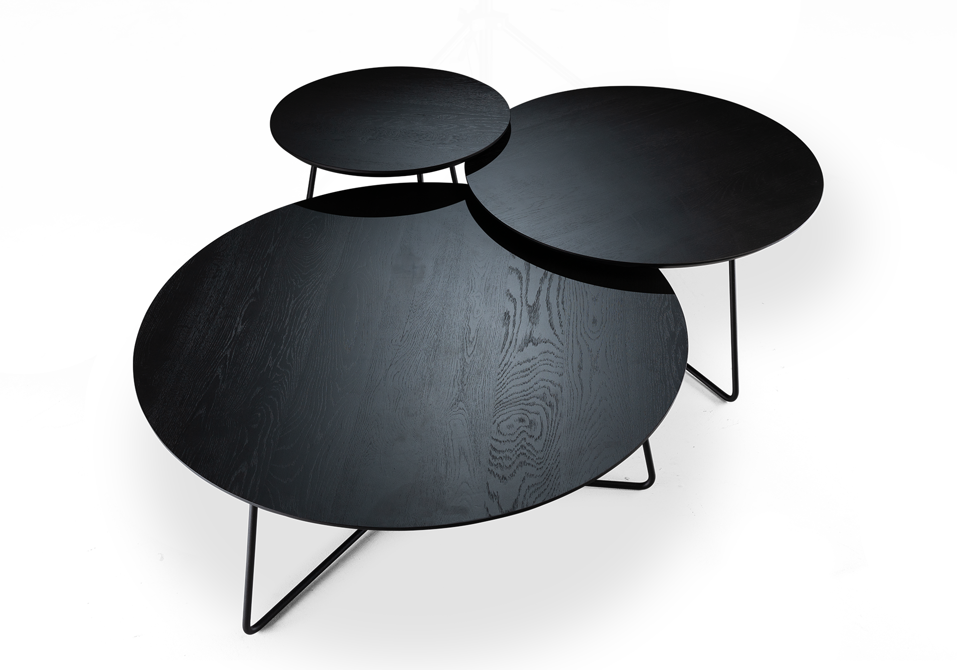 ICON RONDE SALONTAFELSET BOVENAANZICHT