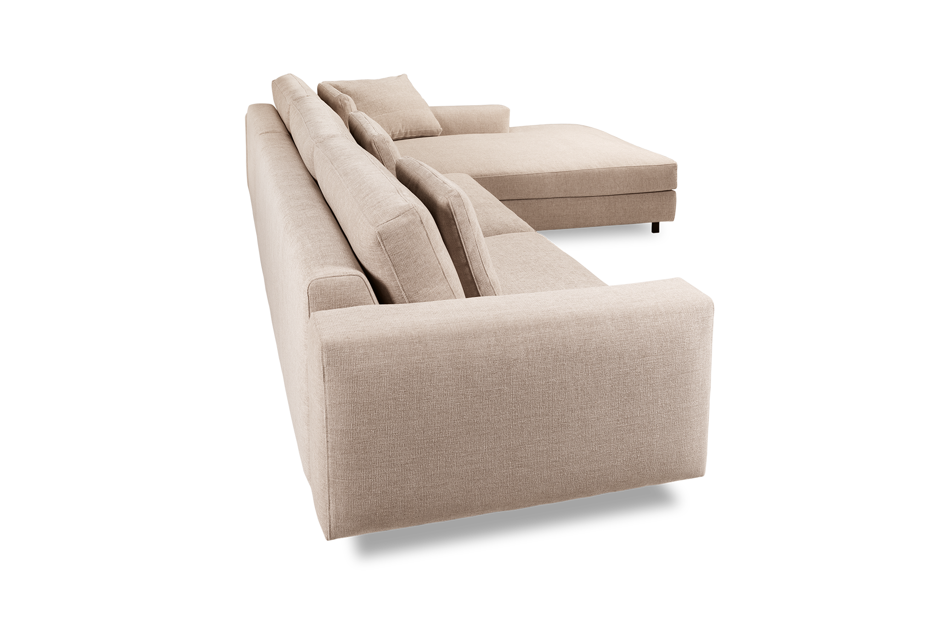 LOWLAND LOUNGEBANK MET DIEPE ZIT ZIJAANZICHT