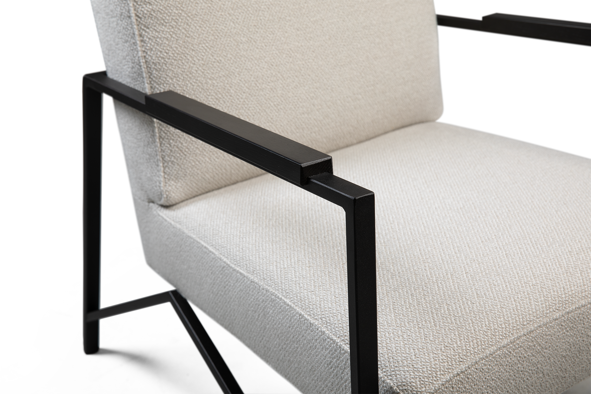 TOON DESIGNFAUTEUIL METALEN FRAME DETAIL