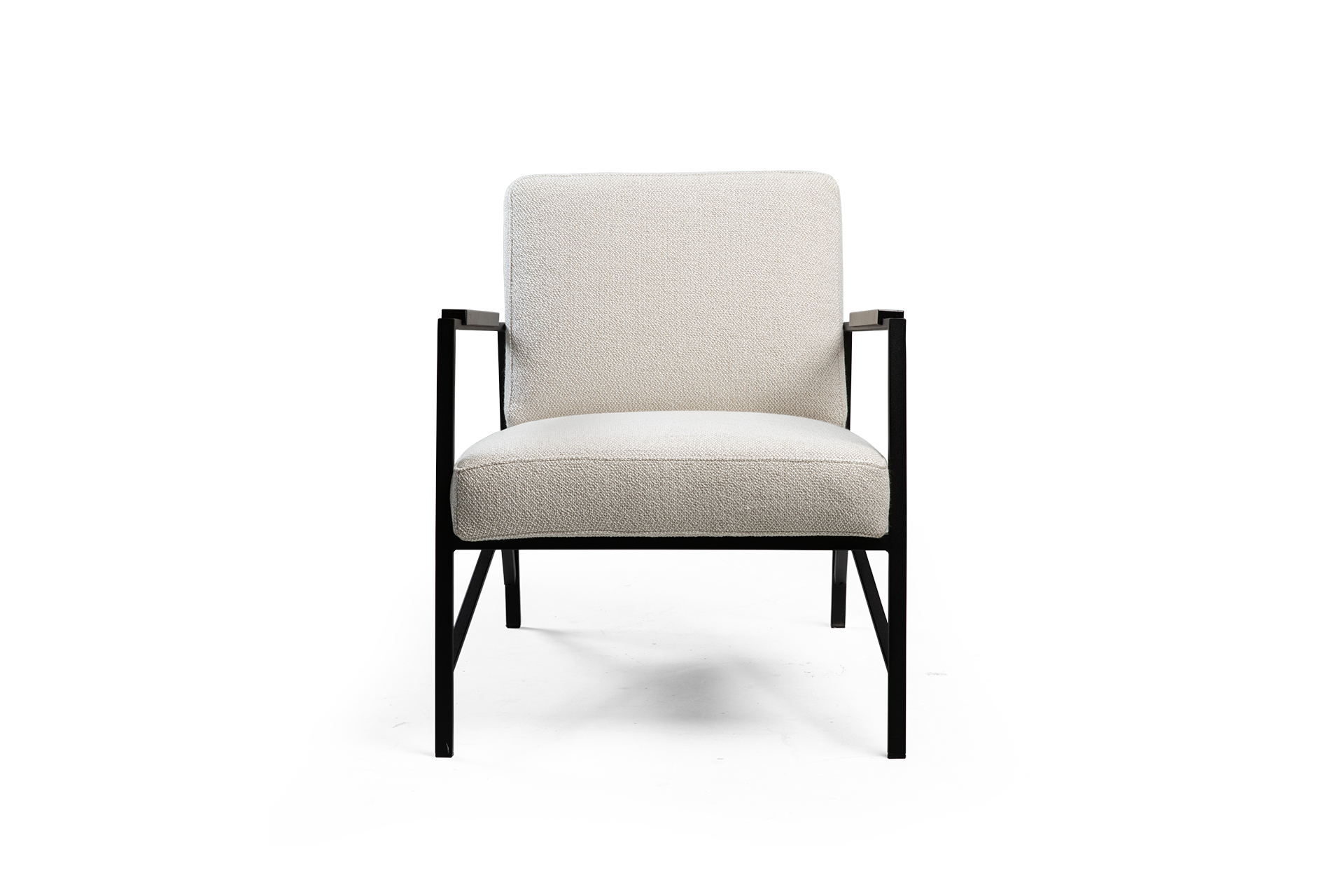 TOON DESIGNFAUTEUIL METALEN FRAME VOORAANZICHT