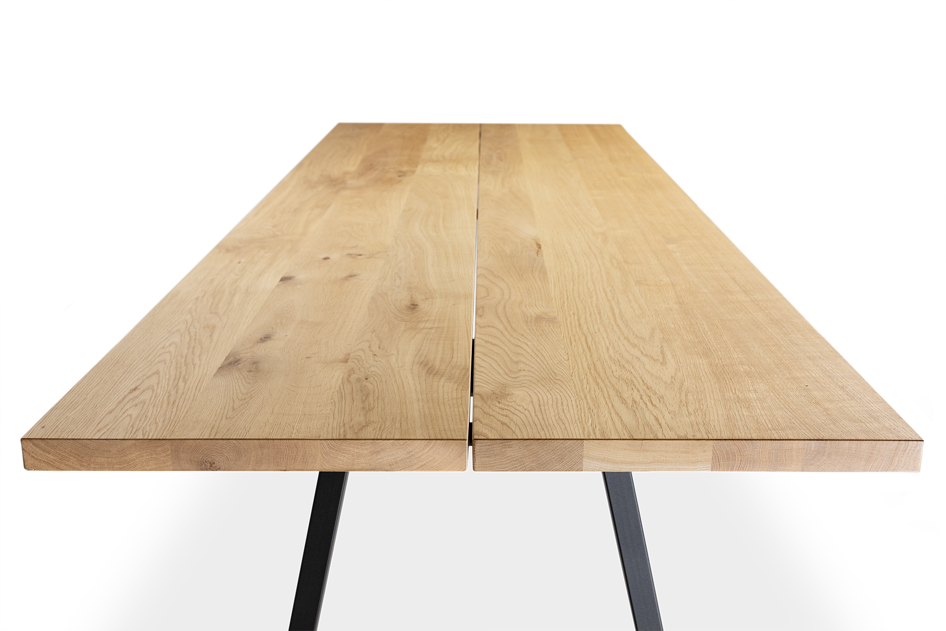 TOO RECHTHOEKIGE EETTAFEL EIKENHOUT DETAIL