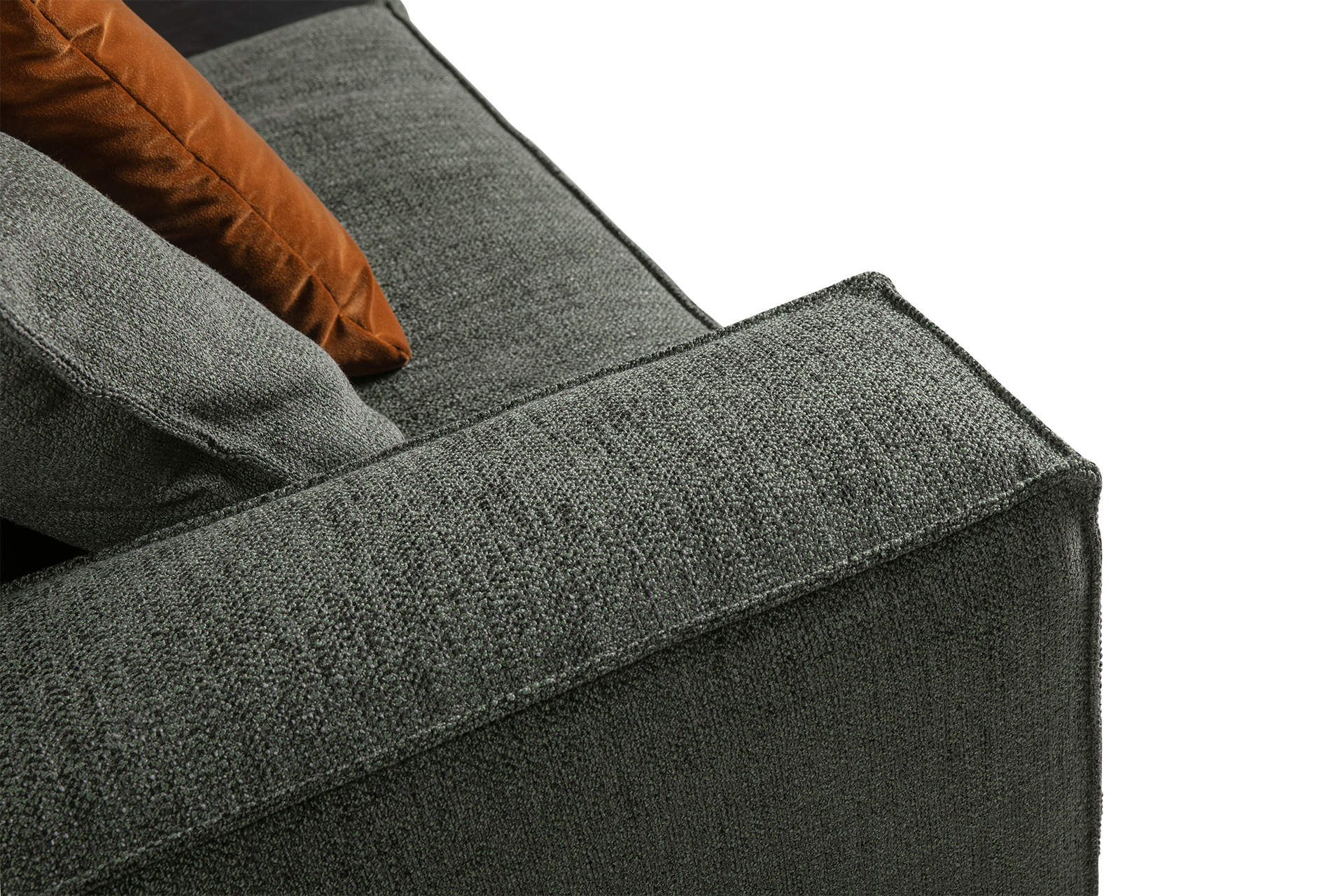 URBAN LOUNGEBANK LOSSE RUGKUSSENS DETAIL