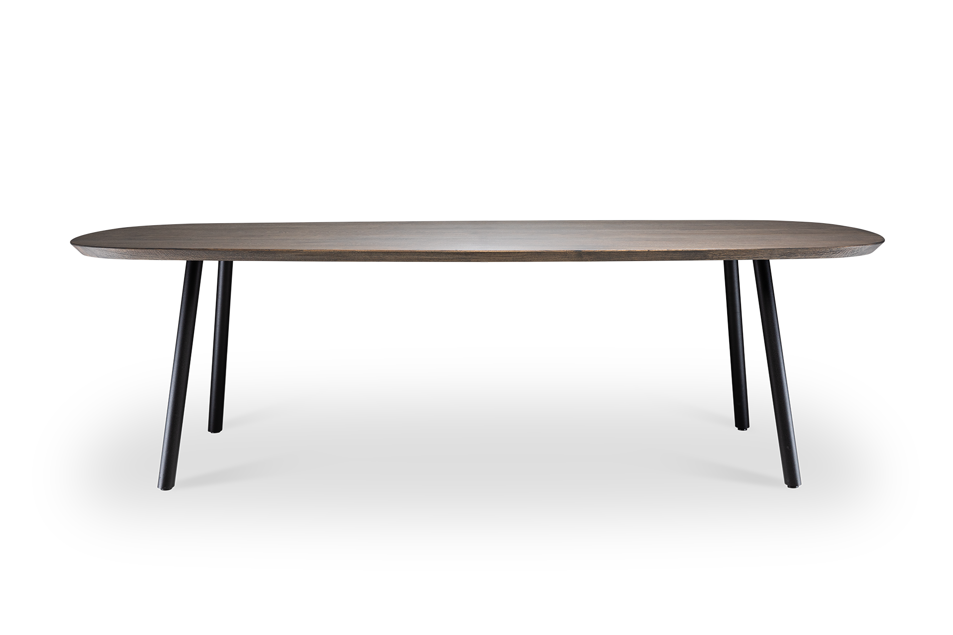 ZEN EETKAMERTAFEL ORGANISCHE VORM VOORAANZICHT